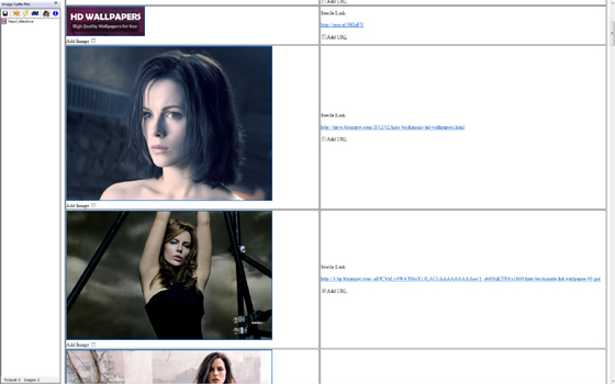 Original webpage: Kate Beckinsale page exploded