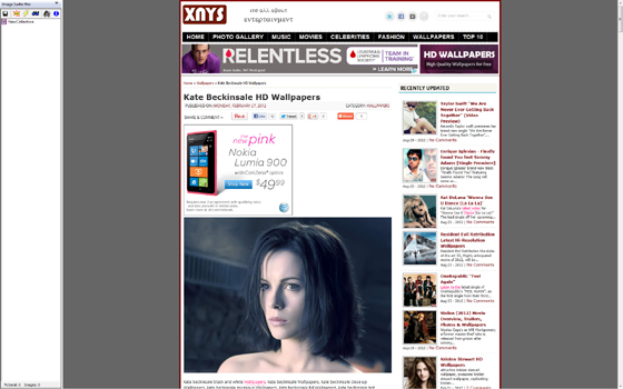 Original webpage: XNYS celeberty page for Kate Beckinsale