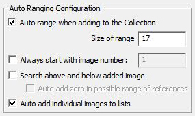 Auto Ranging Configuration cut out