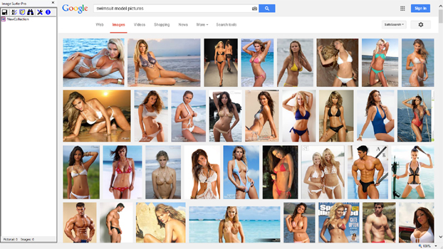 Original webpage: Google image search for bikinni model