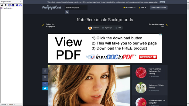 Original webpage: XNYS celeberty page for Kate Beckinsale