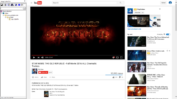 Original webpage: YouTube page for Star wars: The Old Republic - full movie cinematic trailers