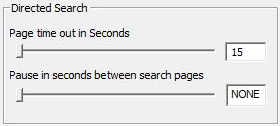 Primary configurations used in processing Directed Searches