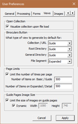 Initial Configuration when examples start