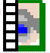 Blow up of video file segment icon